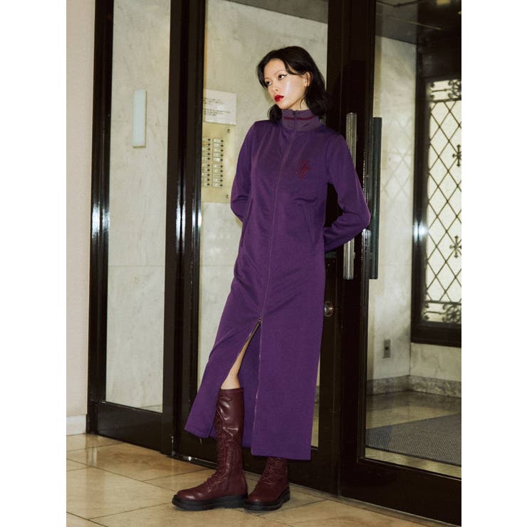 ロングジャージワンピース[品番：MKSW0047382]｜jouetie（ジュエティ