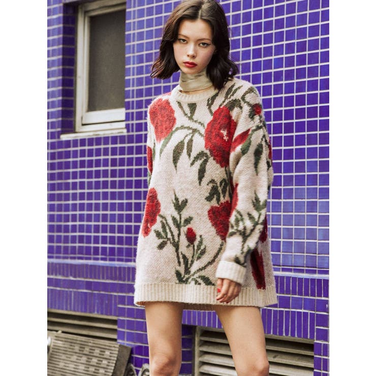 パターンジャカードニット | jouetie | 詳細画像2 