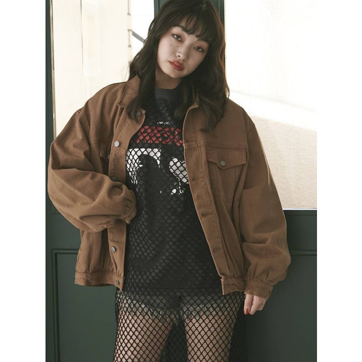 ルーズデニムジャケット[品番：MKSW0049013]｜jouetie