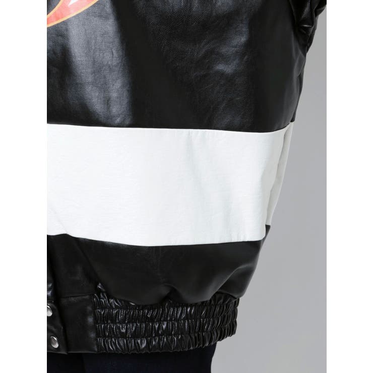 ヴィンテージ ライクレーシングジャケット[品番：MKSW0049017]｜jouetie（ジュエティ）のレディースファッション通販｜SHOPLIST（ショップリスト）