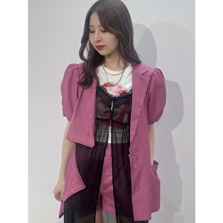 ランジェリー デザインキャミワンピース chw25s017-ファッション