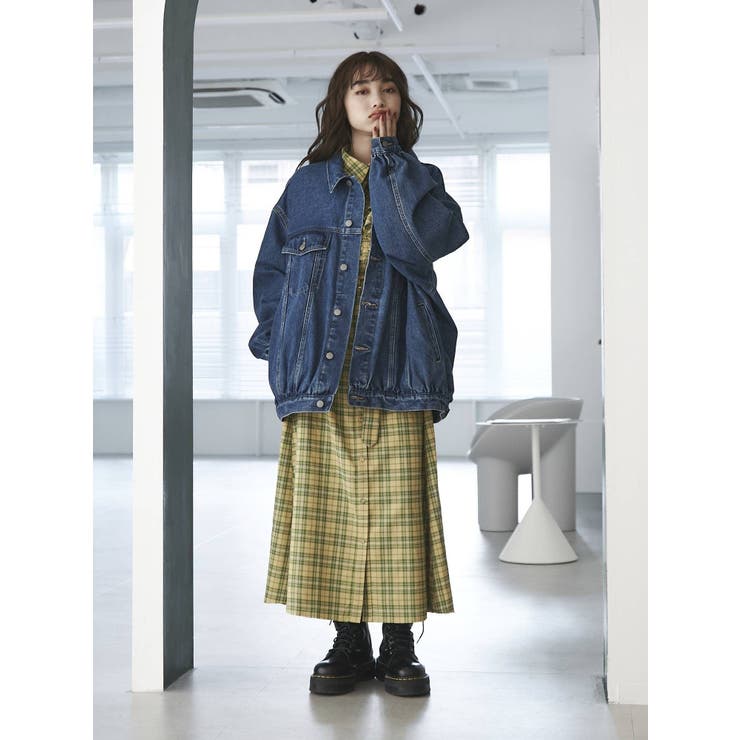 フリルロングシャツワンピース[品番：MKSW0049351]｜jouetie