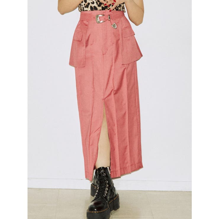 ラップレイヤードスカート[品番：MKSW0051259]｜jouetie（ジュエティ