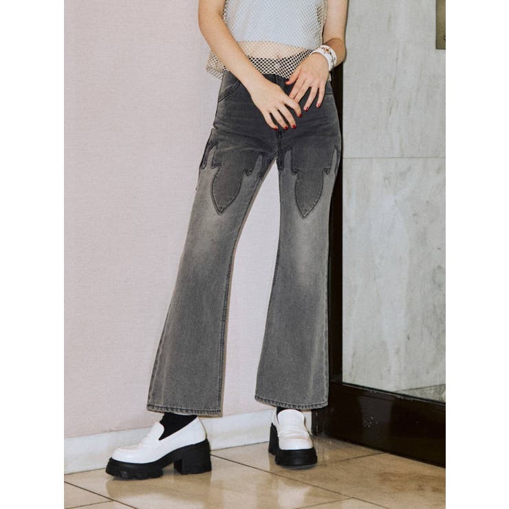 ウエスタンデニムパンツ[品番：MKSW0048777]｜jouetie（ジュエティ）の  