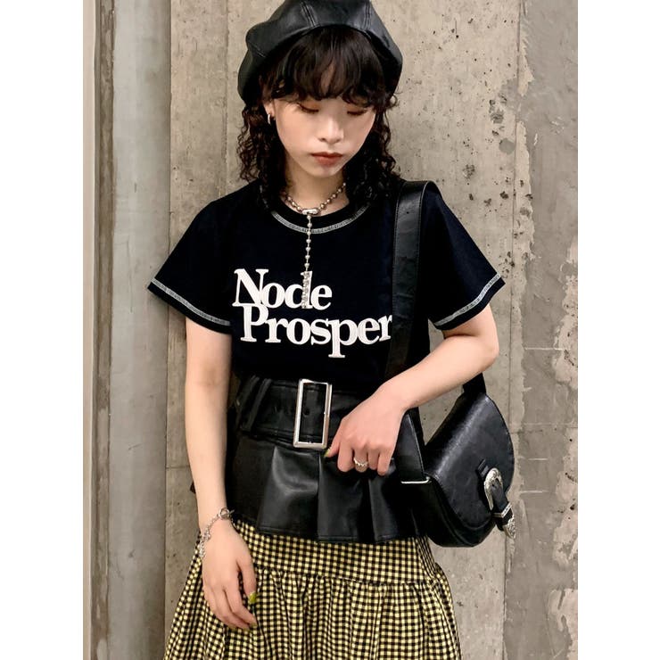 ロゴステッチTシャツ[品番：MKSW0050288]｜jouetie（ジュエティ
