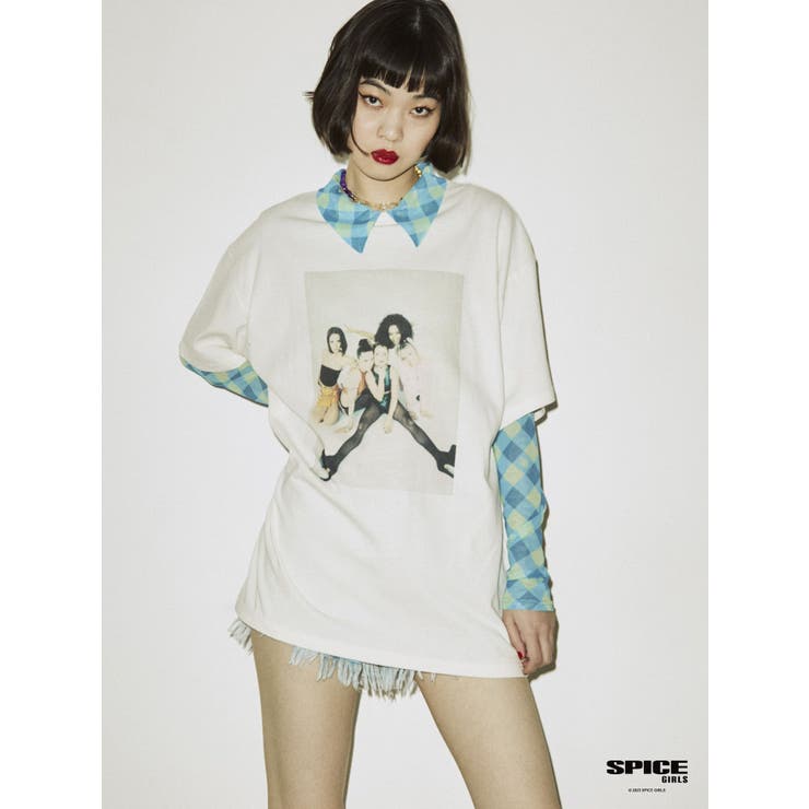 Spice Girls オーバーサイズTシャツ Oversized Spice Girls License T-shirt | boohooMAN USA