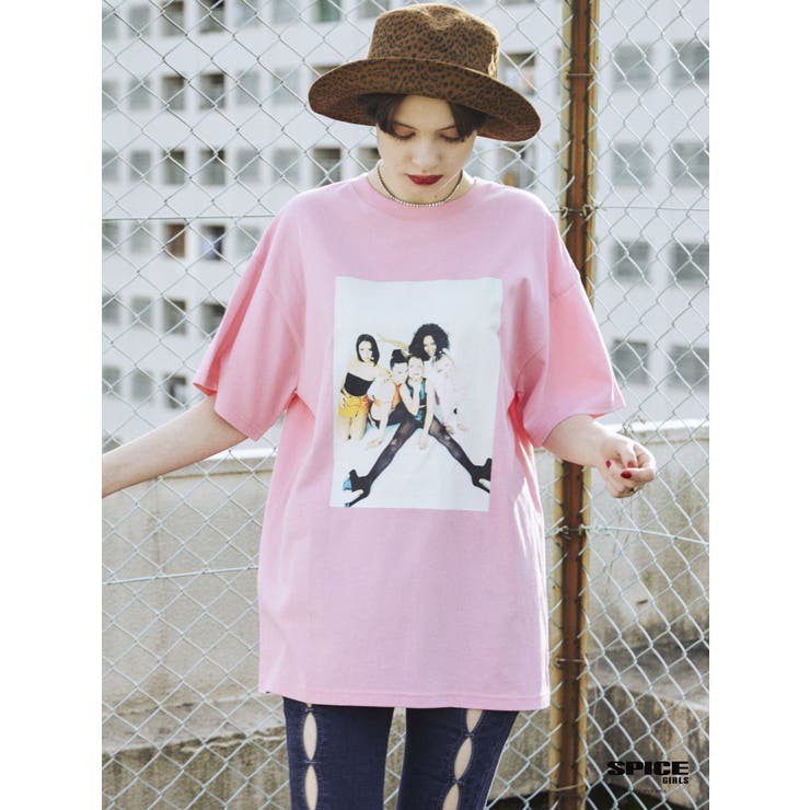 Spice Girls オーバーサイズTシャツ SPICE GIRLS BIG Tシャツ【コラボ】[品番：MKSW0050157