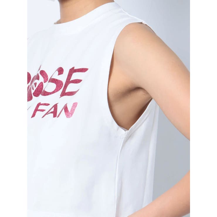ROSE FAN FAN フィットタンク【コラボ】[品番：MKSW0050897]｜jouetie