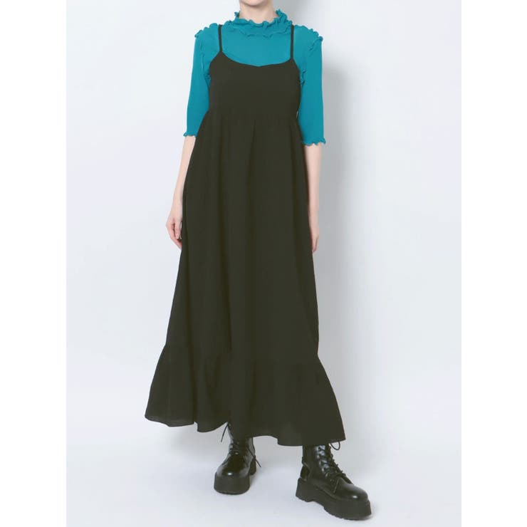 レイヤードキャミワンピース【セットアイテム】[品番：MKSW0051469