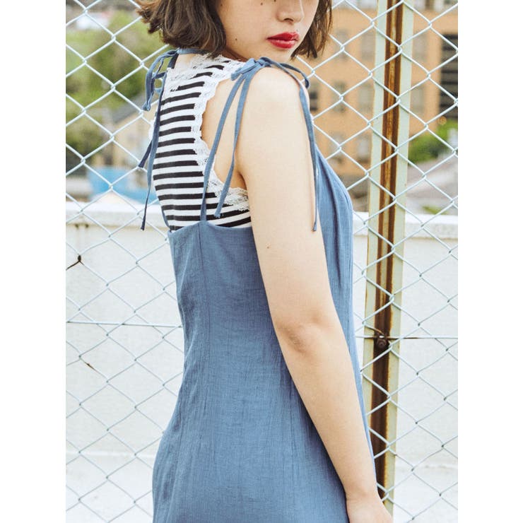 ブルー | ホルターネックキャミワンピース | jouetie