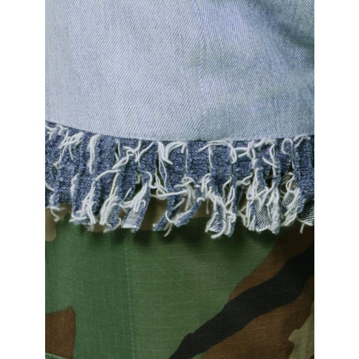 【POSTOKYO】デニムカモフラドッキングパン | jouetie | 詳細画像11 