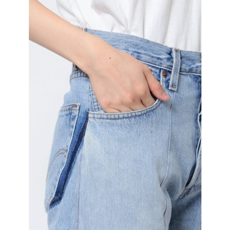 【POSTOKYO】デニムカモフラドッキングパン | jouetie | 詳細画像8 