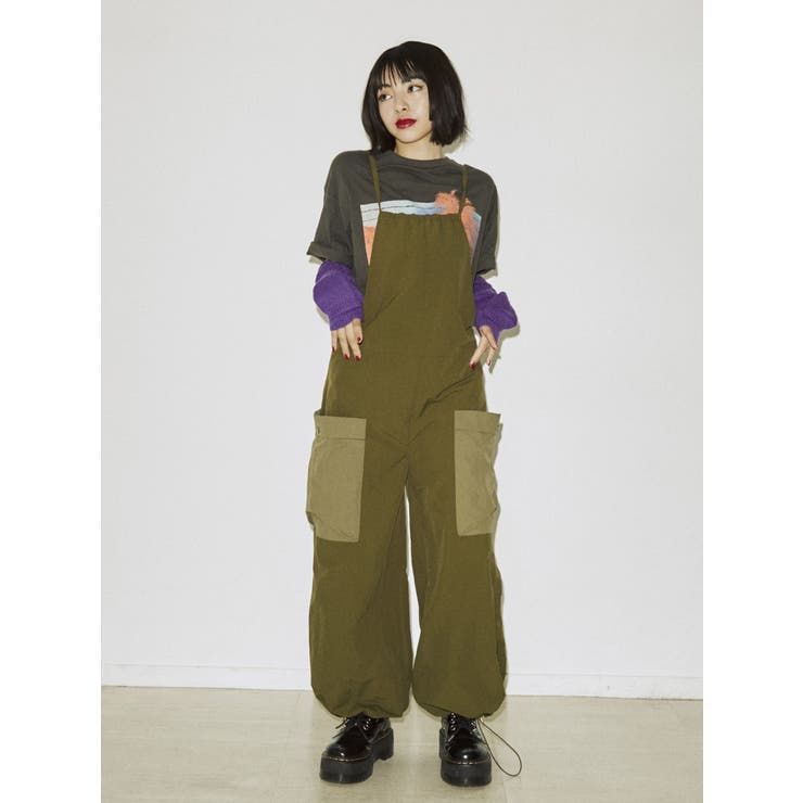 BIGポケットサロペット[品番：MKSW0052223]｜jouetie（ジュエティ 