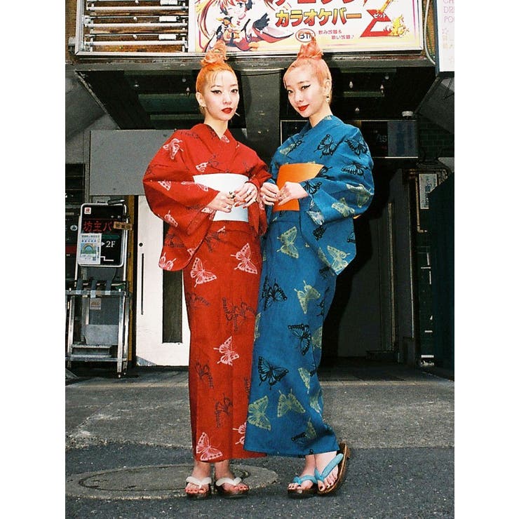 【完売品】jouetie　浴衣　バタフライ バタフライパターン浴衣【WEB限定】[品番：MKSW0051885