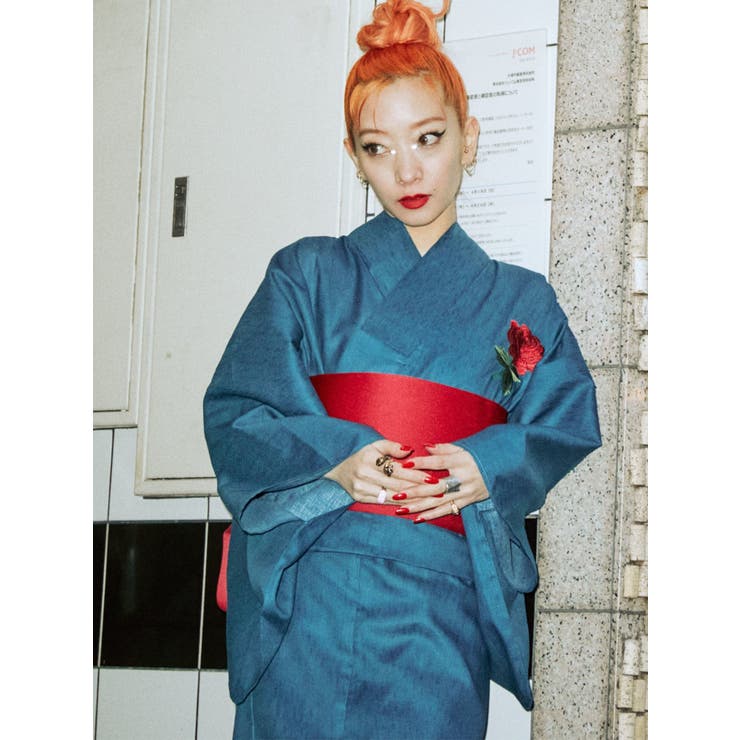 フラワーモチーフ浴衣【WEB限定】[品番：MKSW0051887]｜jouetie