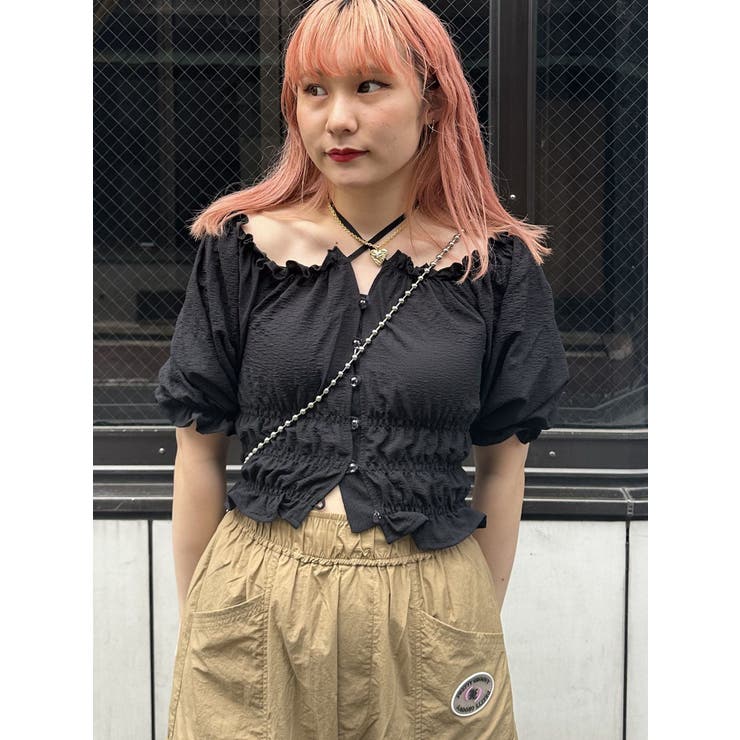 2WAYオフショルブラウス[品番：MKSW0053632]｜jouetie（ジュエティ