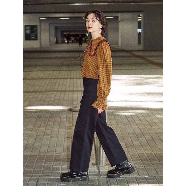 jouetie（ジュエティ）の「ハートストレートパンツ（その他