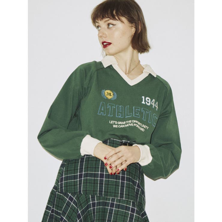 レトロスポーティートップス | jouetie | 詳細画像12 