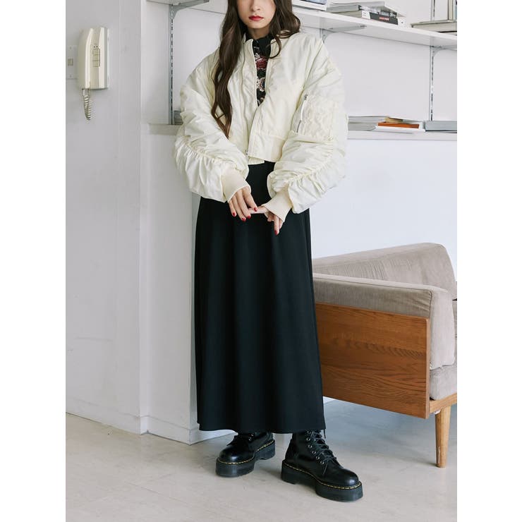 ショートMA-1[品番：MKSW0053775]｜jouetie（ジュエティ）のレディース