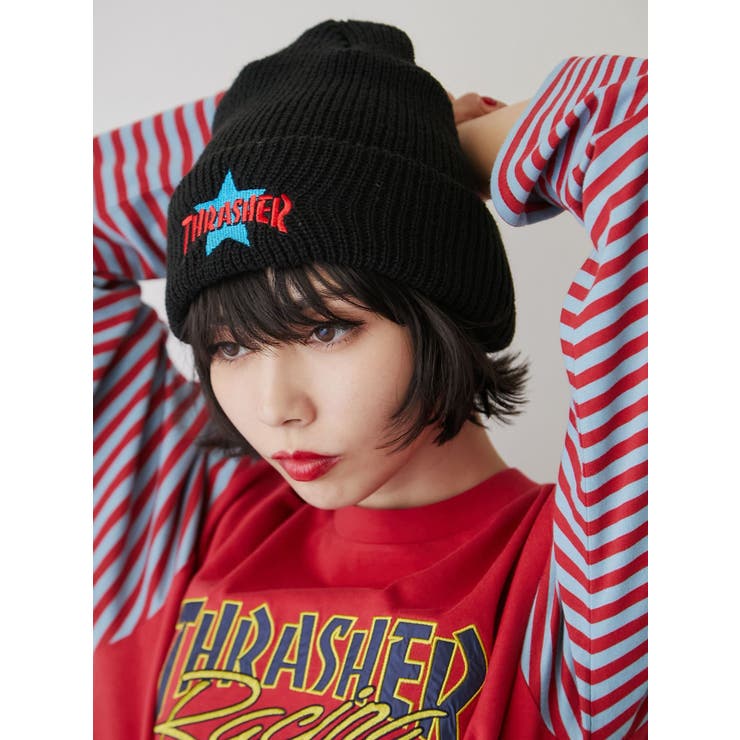 別注】THRASHER ニットワッチ[品番：MKSW0054654]｜jouetie 