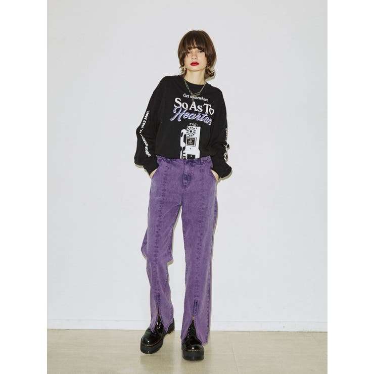 フロントジップデニム フロントジップ デニム GU - GU デニムフロントジップワンピ デニムM 2024購入の通販 by