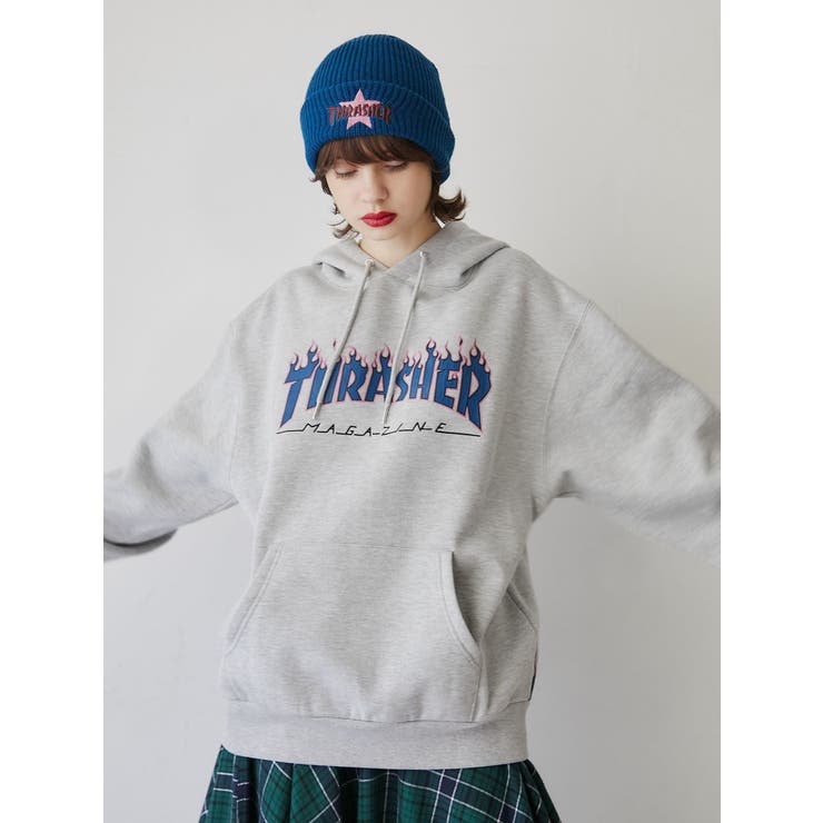 【別注】THRASHER  フーディ[品番：MKSW0054655]｜jouetie（ジュエティ）のレディースファッション通販｜SHOPLIST（ショップリスト）