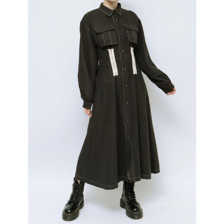 ジュエティ ワンピース セール】レースドッキングロンTワンピース（ワンピース）｜jouetie