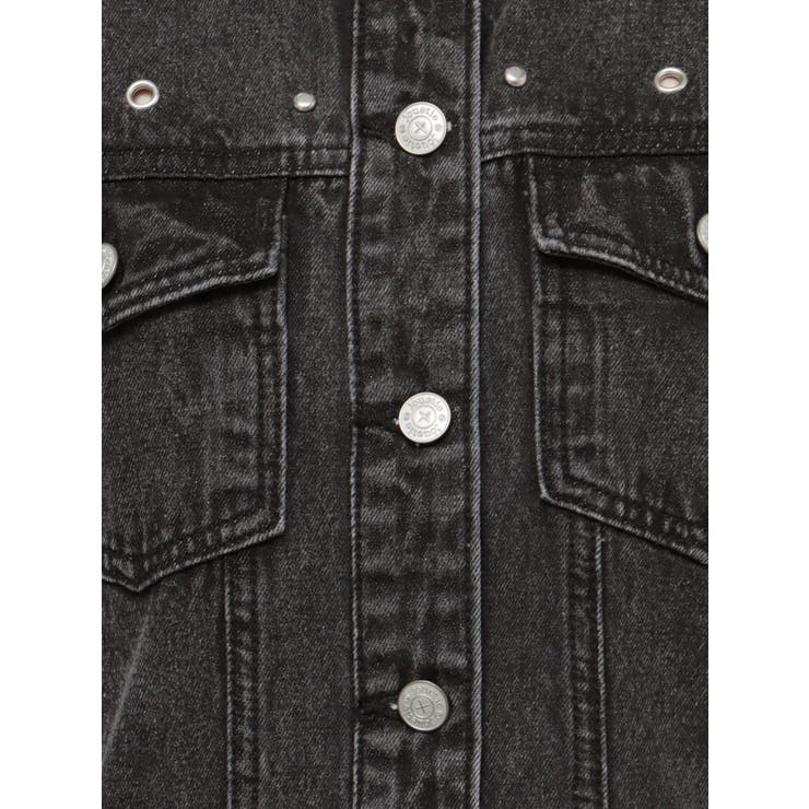 スタッズデニムワンピース[品番：MKSW0054517]｜jouetie（ジュエティ