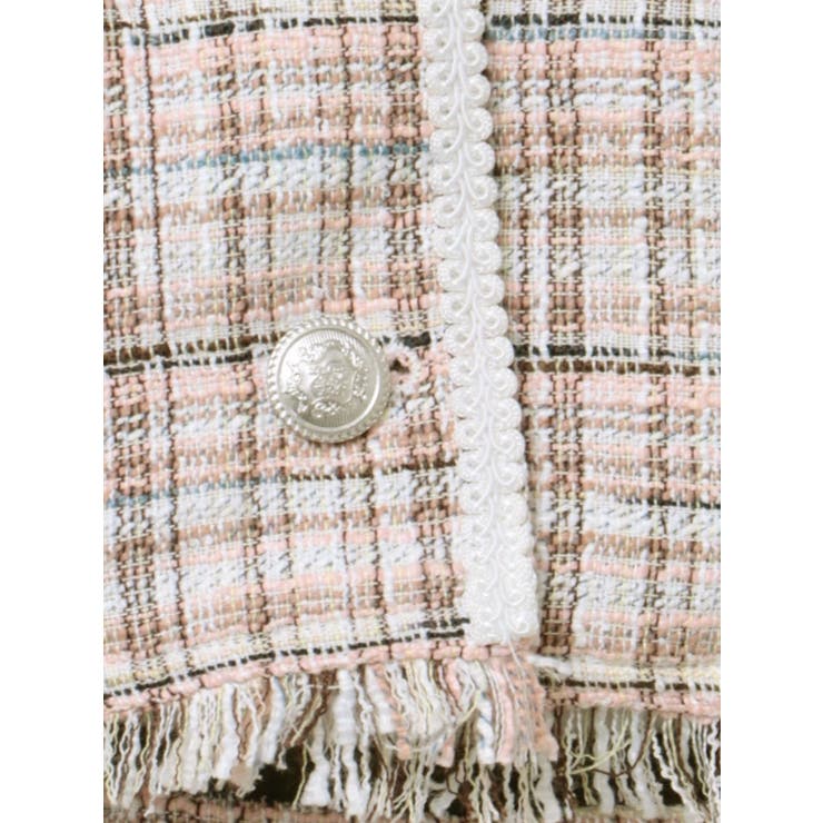 コンパクトツイードジャケット【セットアップ対応】[品番：MKSW0056652