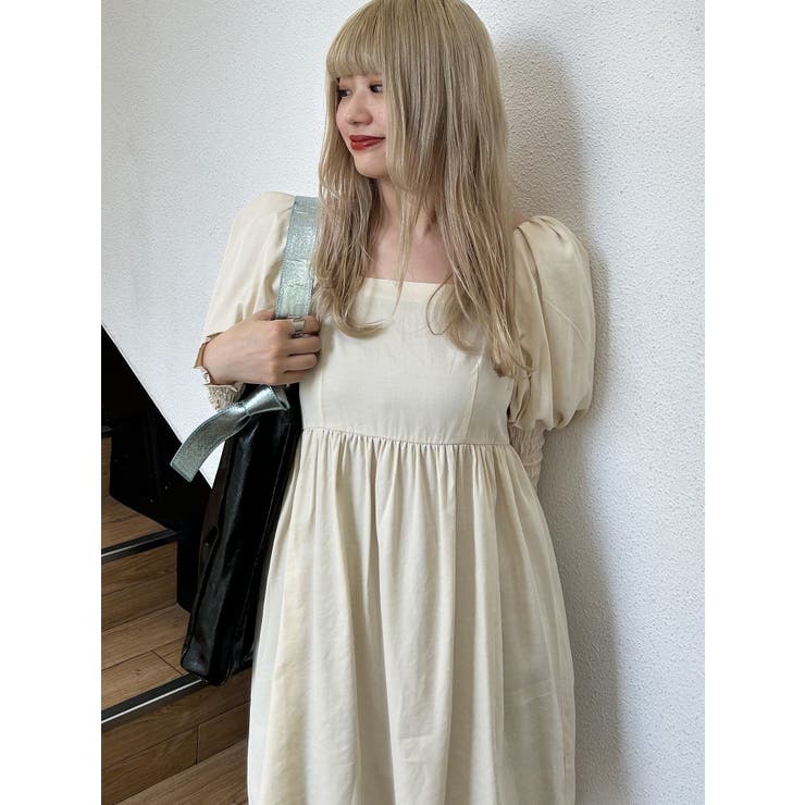 ふかもえず　超美品　elves quendi 50サイズ 小さいサイズ プリーツニットワンピース 低身長さん・小柄女性