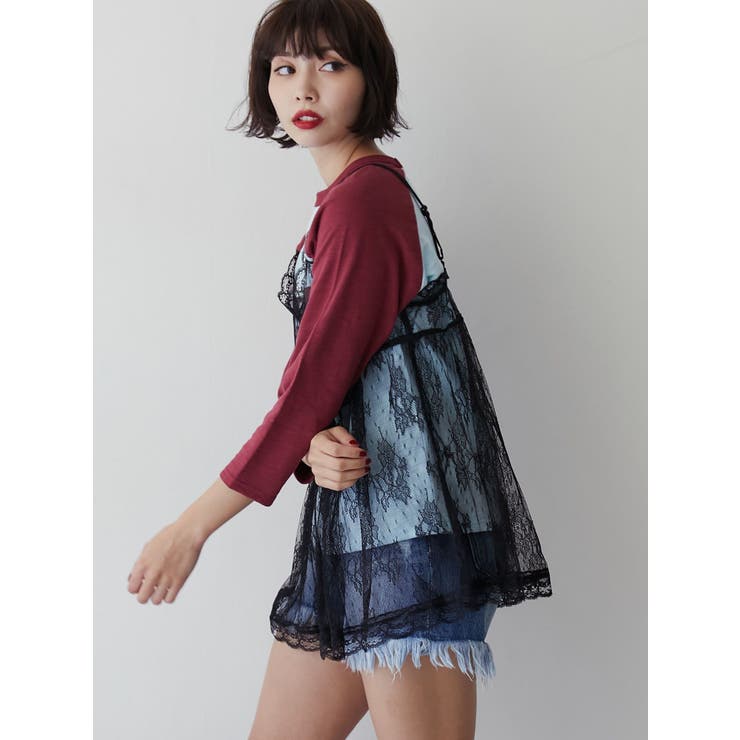 jouetie ジャガードキャミチュニック