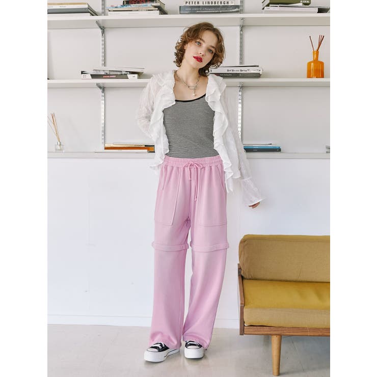 2WAYレングススウェットパンツ[品番：MKSW0056287]｜jouetie