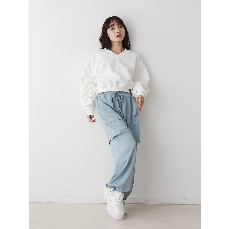 2WAYZIPパンツ[品番：MKSW0056660]｜jouetie（ジュエティ