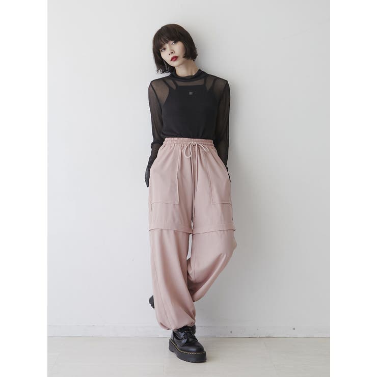 2WAYZIPパンツ[品番：MKSW0056660]｜jouetie（ジュエティ）の