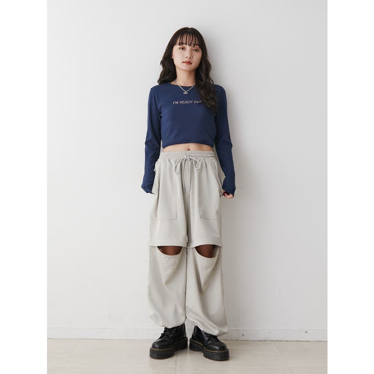 2WAYZIPパンツ[品番：MKSW0056660]｜jouetie（ジュエティ）の