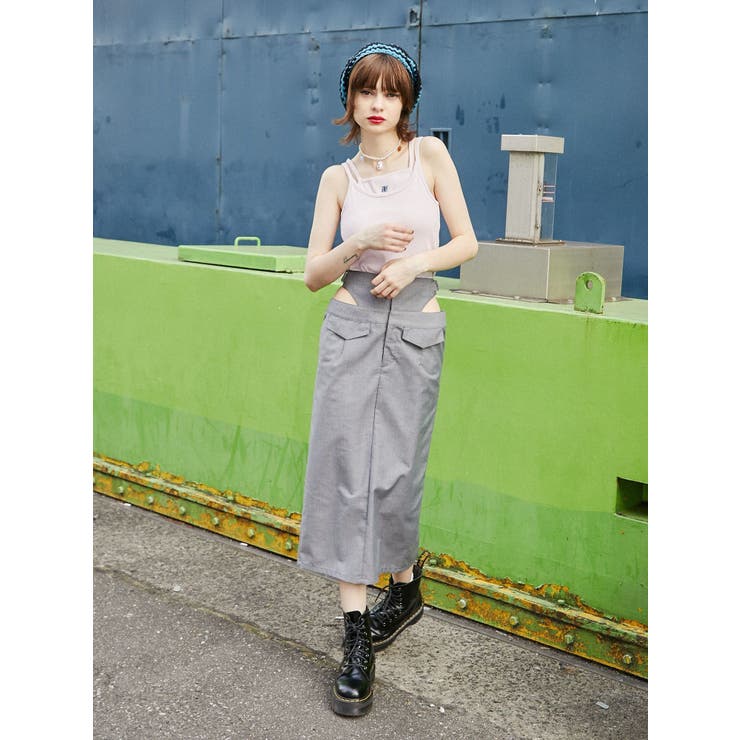 【24SS】JIL SANDER_woman / カットアウト スカート / Cream 24SS】JIL SANDER_woman / カットアウト スカート / Cream ボトムス