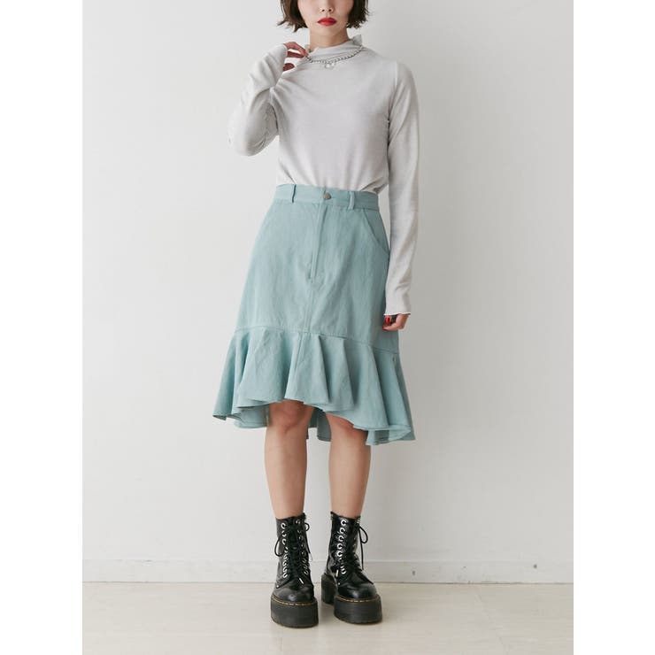 ヘムフリルミドルスカート | jouetie | 詳細画像15 