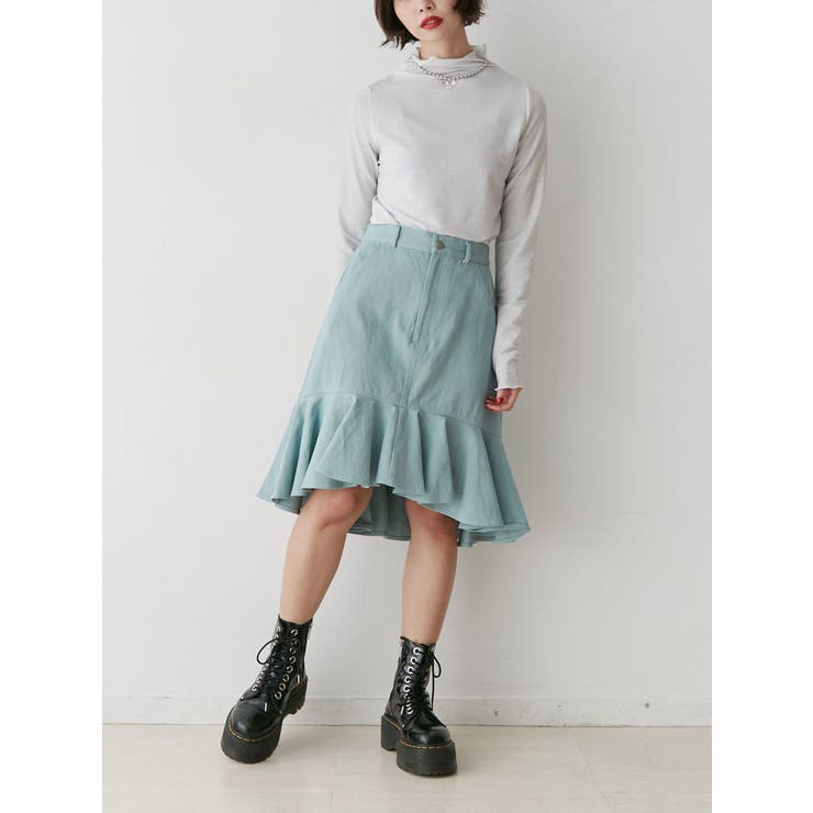 ヘムフリルミドルスカート | jouetie | 詳細画像16 