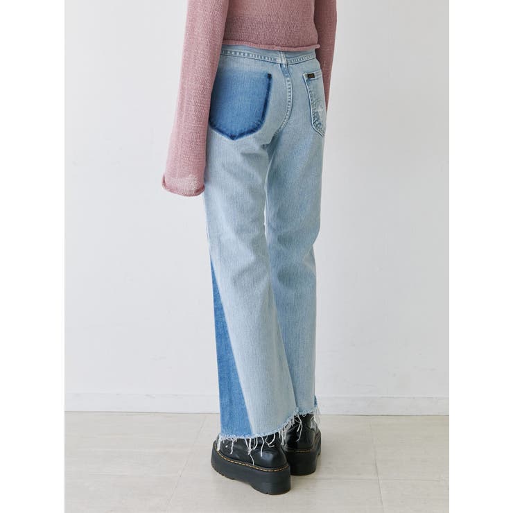 jouetie マルチカラー アクリル長ズボン jouetie マルチカラー