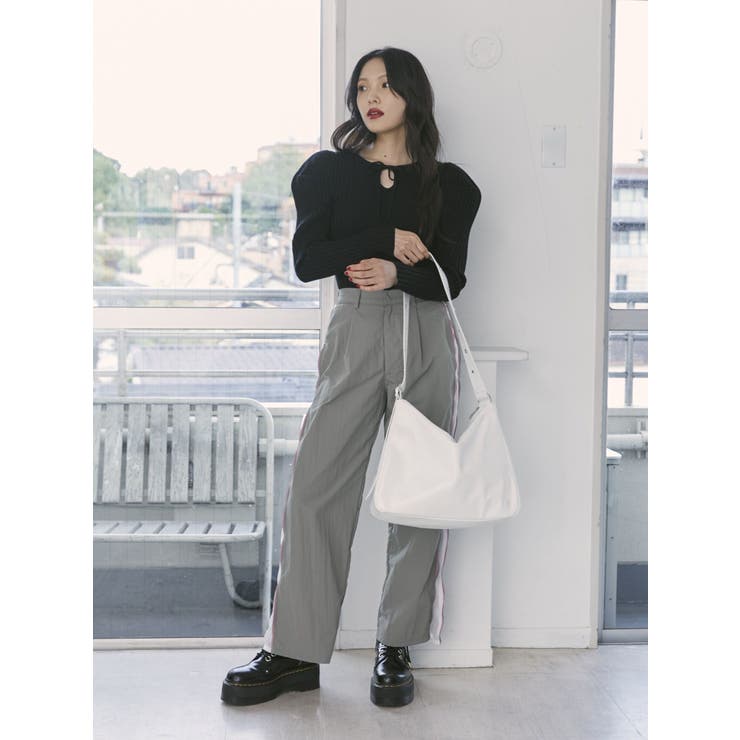 フロントリボンニット[品番：MKSW0056531]｜jouetie（ジュエティ
