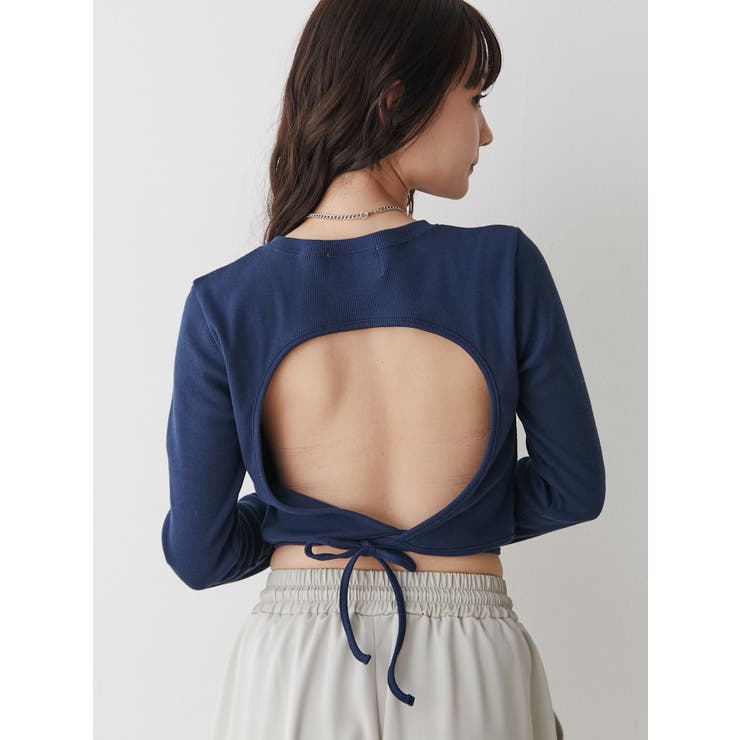 バックオープントップス | jouetie | 詳細画像20 