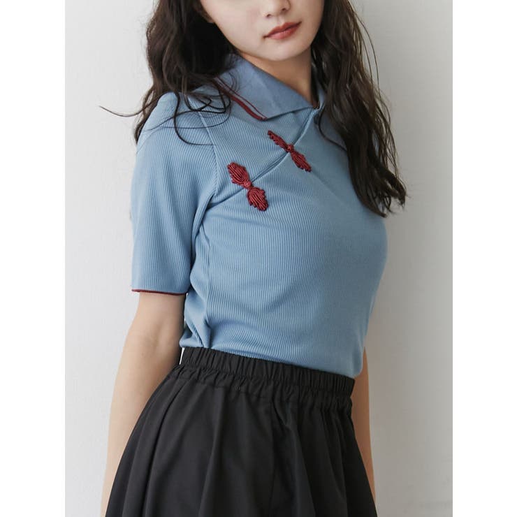 チャイナポロトップス | jouetie | 詳細画像12 