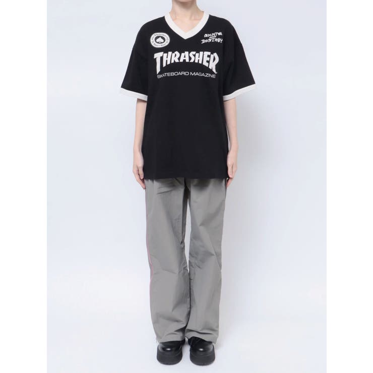 別注】THRASHER ゲームTシャツ[品番：MKSW0056857]｜jouetie
