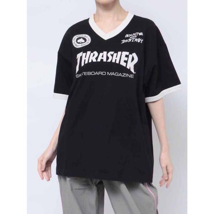 別注】THRASHER ゲームTシャツ[品番：MKSW0056857]｜jouetie