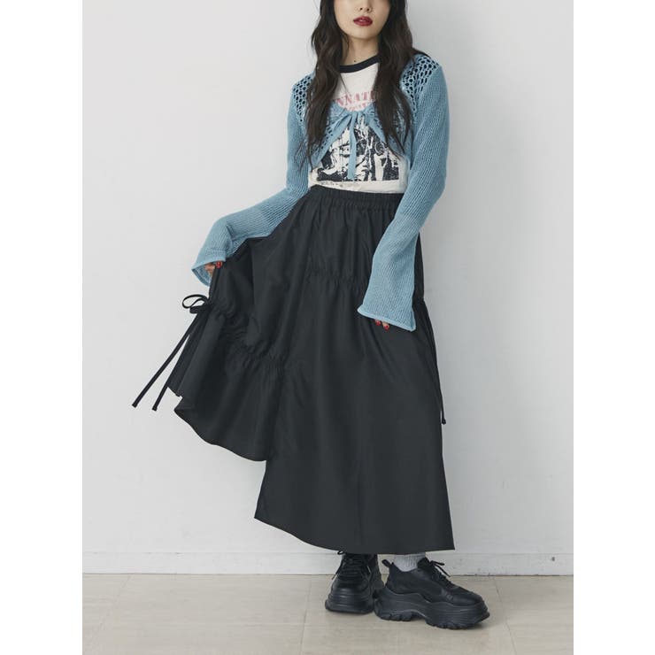 メッシュニットボレロ[品番：MKSW0056147]｜jouetie（ジュエティ）の