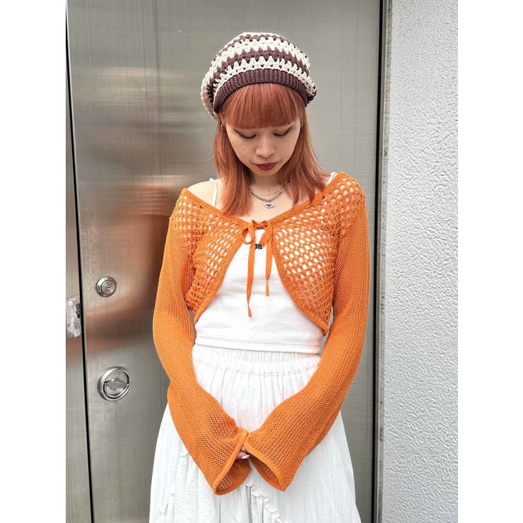 メッシュニットボレロ[品番：MKSW0056147]｜jouetie（ジュエティ）の