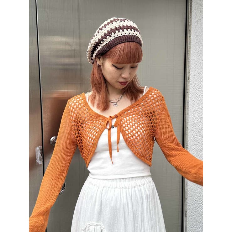 メッシュニットボレロ[品番：MKSW0056147]｜jouetie（ジュエティ）の