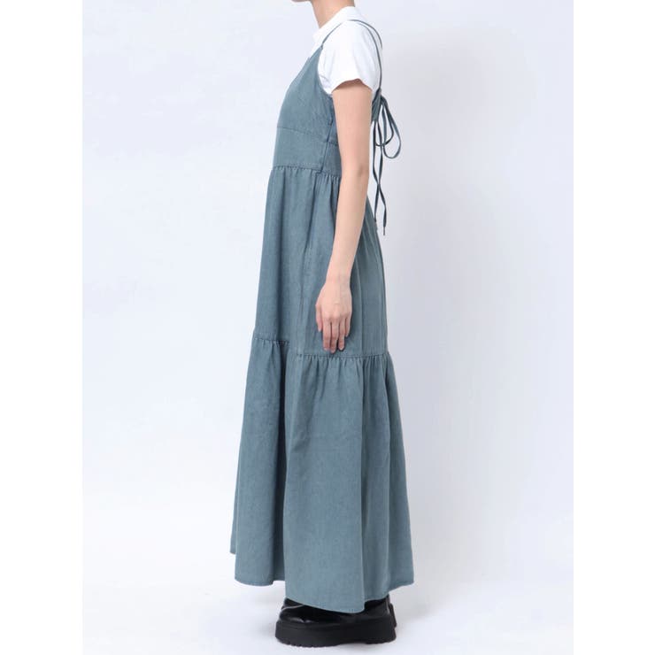 jouetie グッドガールデニムワンピース （KHK） -ファッション
