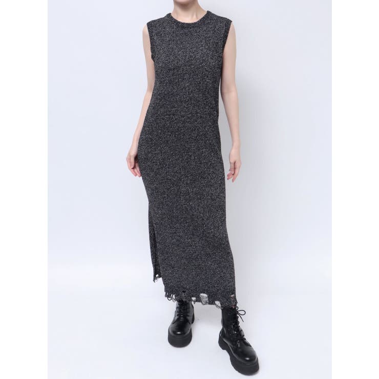 バックオープンサマーニットワンピース | jouetie | 詳細画像19 