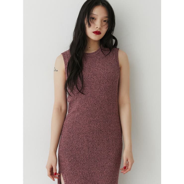 バックオープンサマーニットワンピース | jouetie | 詳細画像22 